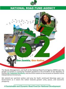 HAPPY 62ND INDEPENDENCE ANNIVERSARY, ZAMBIA